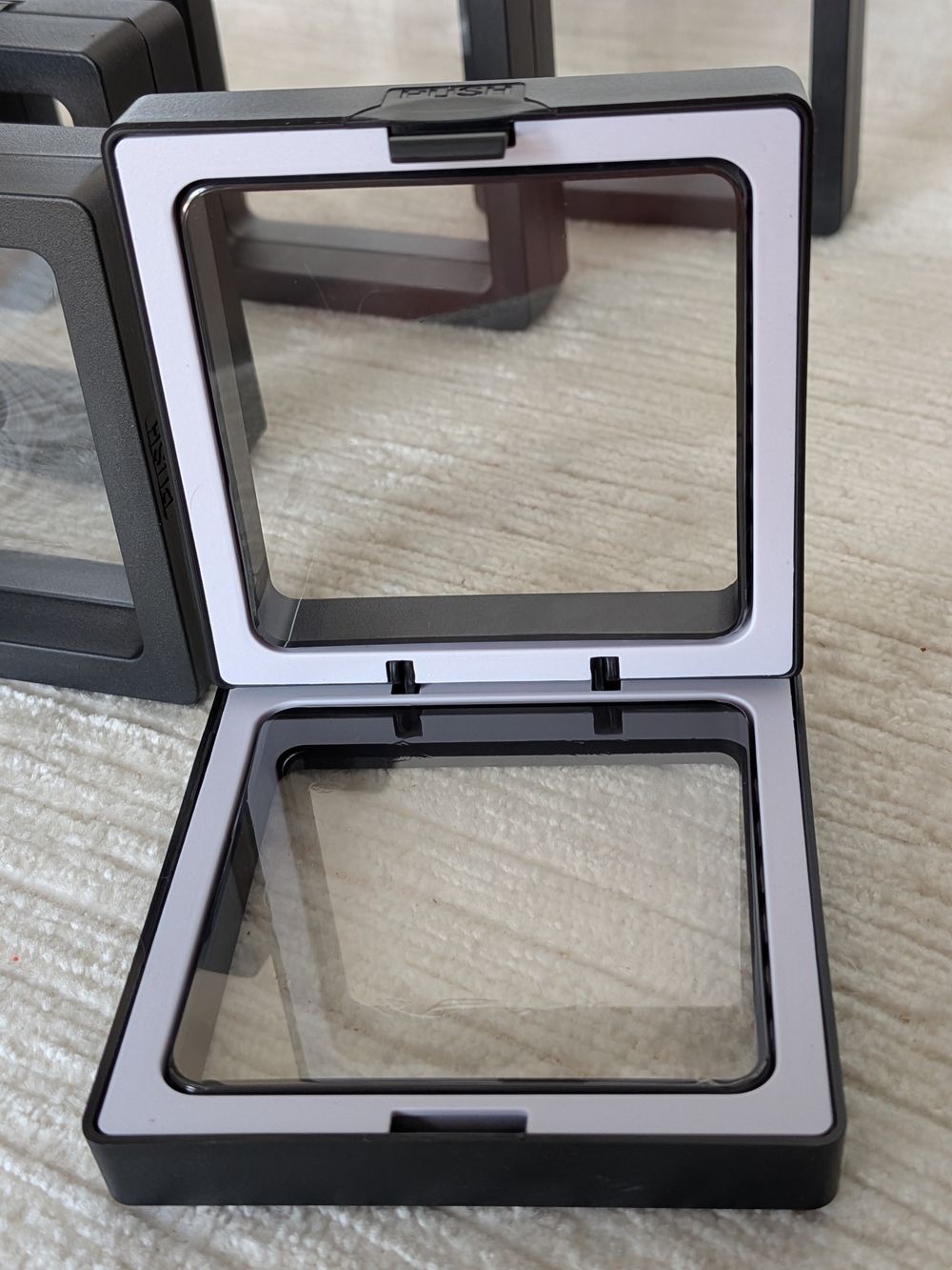 Black Floating Display Frame for Jewelry Or Accents - Picture 7 of 7